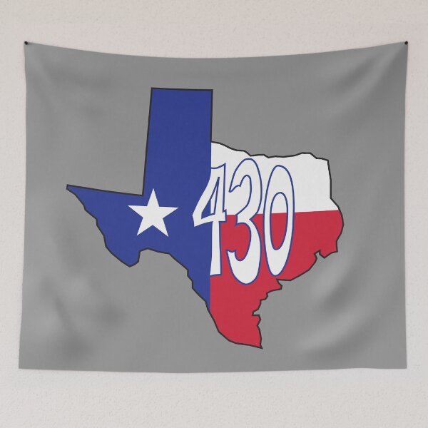 Item preview, Hand Drawn Texas Flag 430 Area Code designed and sold by itsrturn.
