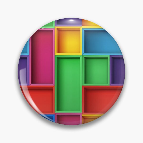 Item preview, Multi Colors Colorful Squares Rectangles Design designed and sold by Opal Print.