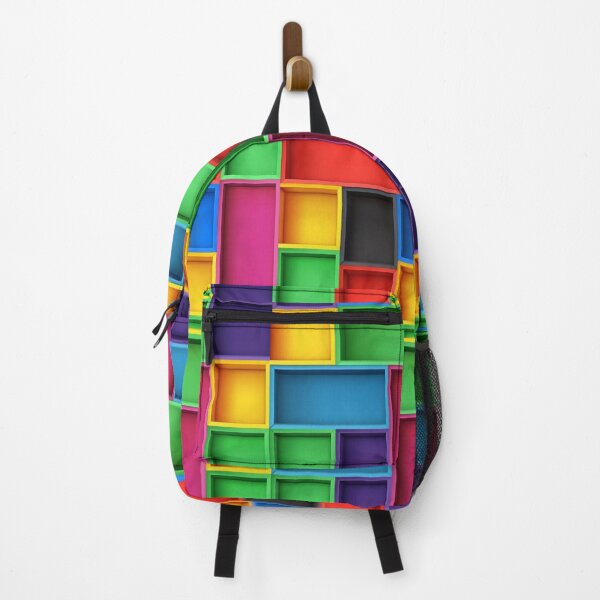 Item preview, Multi Colors Colorful Squares Rectangles Design designed and sold by Opal Print.