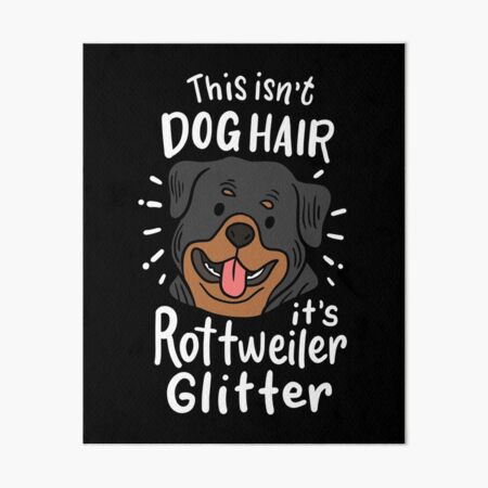 Dog Rottweiler in a rockabilly aesthetic Art Board Print for Sale by  iBruster