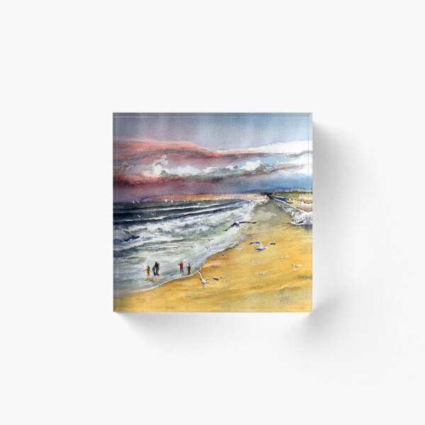 Artikelvorschau, San Clemente Beach - blustery day entworfen und verkauft von Rob Beilby.