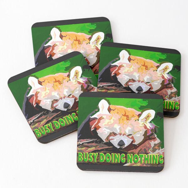Item preview, BUSY DOING NOTHING PANDA designed and sold by Ralek.