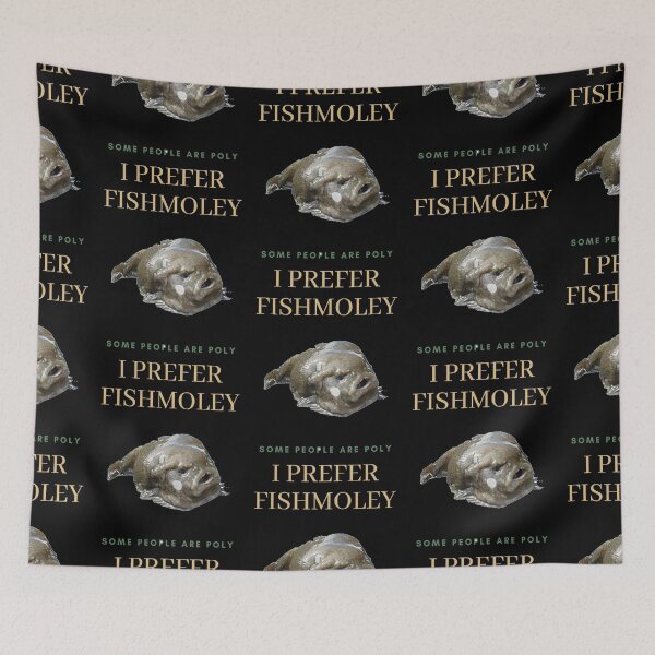 Item preview, 'Poly Fishmoley' Funny Polyamory Design designed and sold by Omniodise.