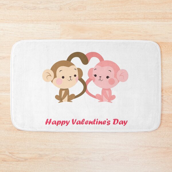 Item preview, couple Animal monkey Valentine's Day  designed and sold by Haxino.