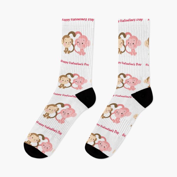 Item preview, couple Animal monkey Valentine's Day  designed and sold by Haxino.