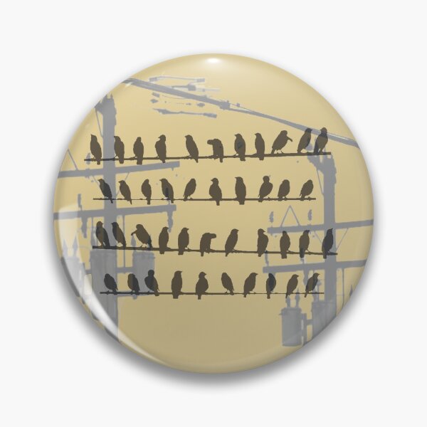 Item preview, Birds On A Wire - Gold designed and sold by incarnations.