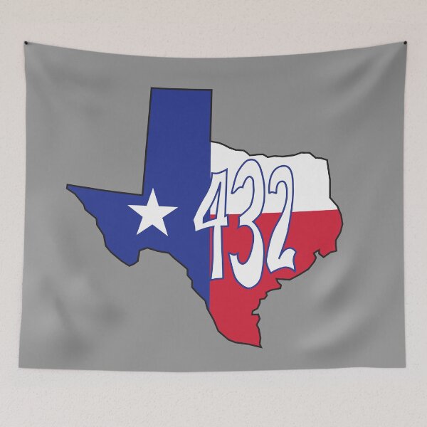 Item preview, Hand Drawn Texas Flag 432 Area Code designed and sold by itsrturn.