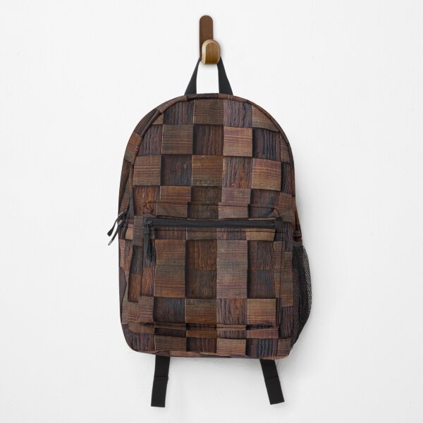 Item preview, Brown Wood Squares Natural Design designed and sold by Opal Print.