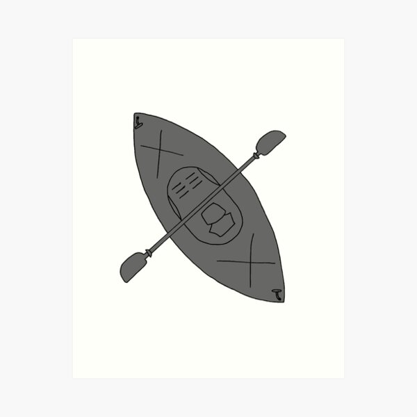 Item preview, Dark Gray Kayak designed and sold by Dead On Design.