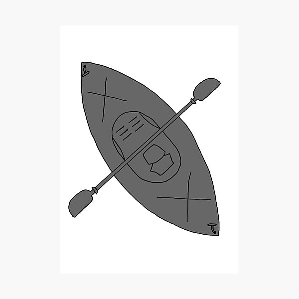 Item preview, Dark Gray Kayak designed and sold by Dead On Design.