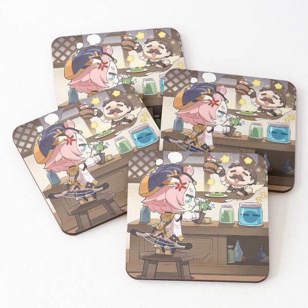 Item preview, Genshin Impact Official Artwork - Diona Trying to Destroy the Wine Industry designed and sold by Krimsy.