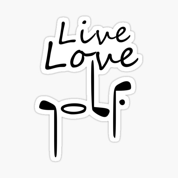 Item preview, Live love golf designed and sold by TShirtsByMs.