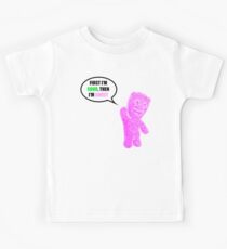First I'm Sour Then I'm Sweet (Pink) Quote Kids Tee