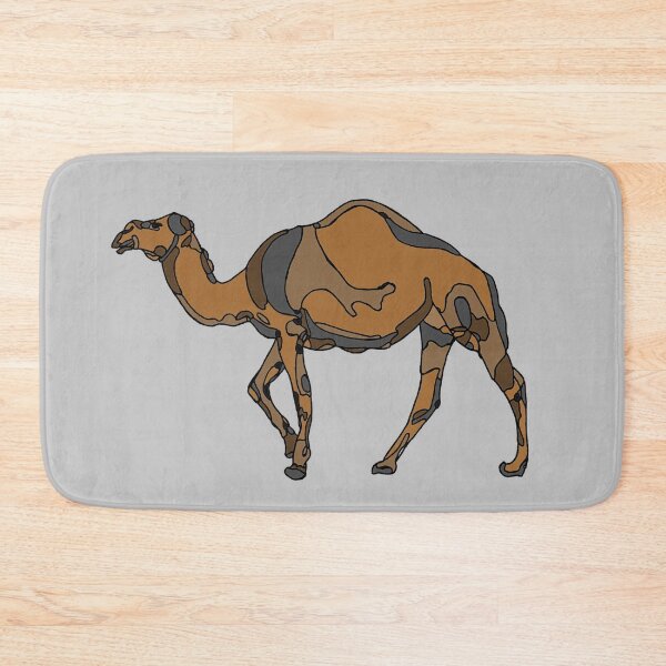 Item preview, minimalistic brown desert dromedary camel illustration designed and sold by The Red Shop.