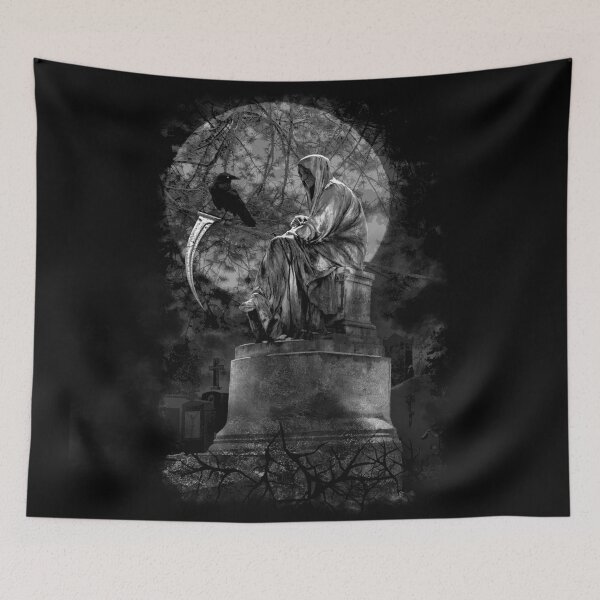 Item preview, The Grim Reaper and His Assistant designed and sold by TheResistance Fashion.