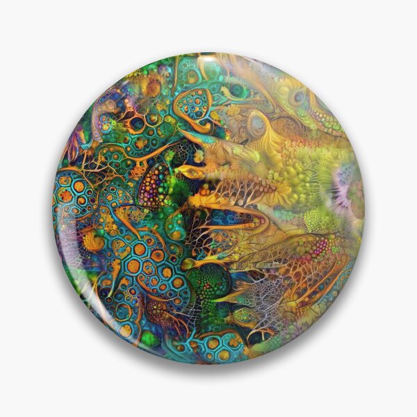 Item preview, Deepdream floral fractalize space abstraction designed and sold by blackhalt.