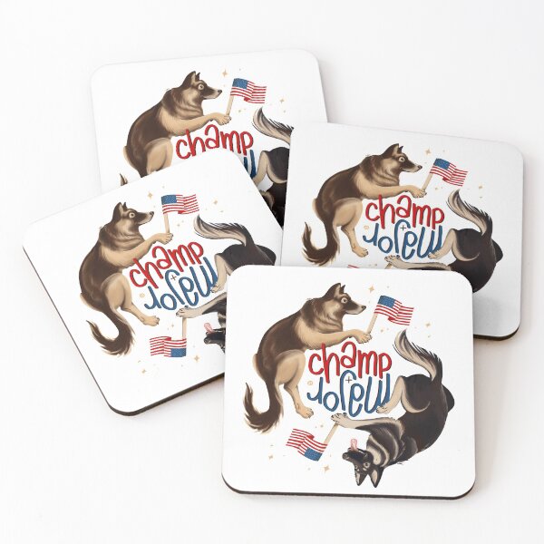 Item preview, Champ and Major designed and sold by Emily Congdon.