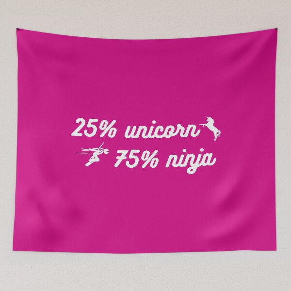 Item preview, 25% Unicorn 75% Ninja designed and sold by coolteesok.