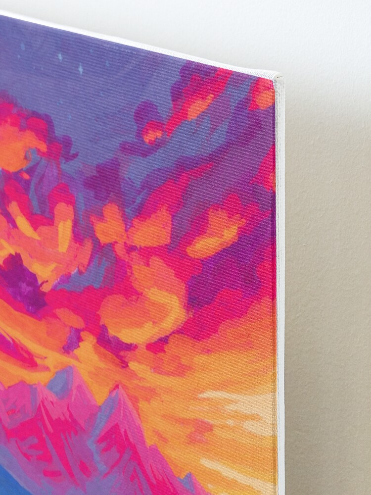 Alternate view of Zodiac Signs As Landscape Paintings - Taurus Mounted Print
