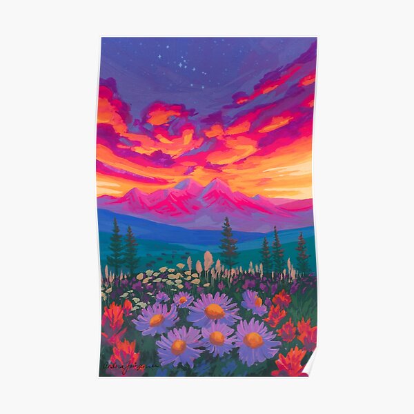 Zodiac Signs As Landscape Paintings - Taurus Poster