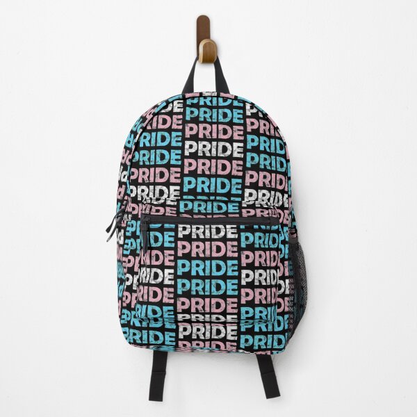 Item preview, Transgender Pride Flag Colors Repeating Distressed Text designed and sold by Bumblefuzzies.