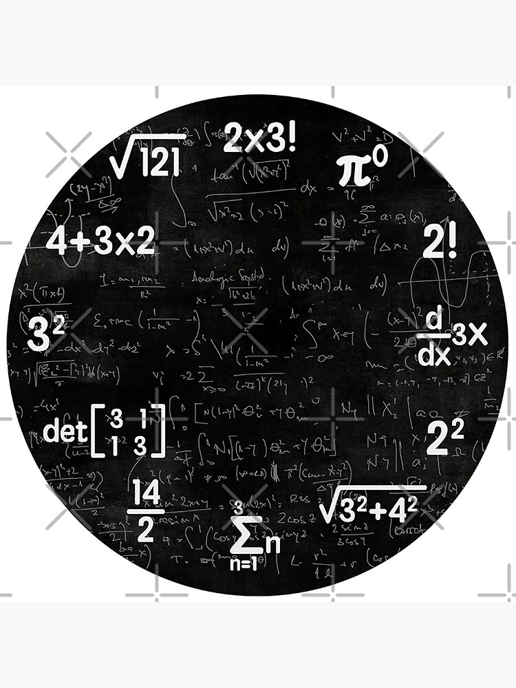 "Math" Clock by medbenCreation | Redbubble