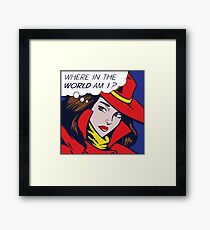 Pop Sandiego Framed Print