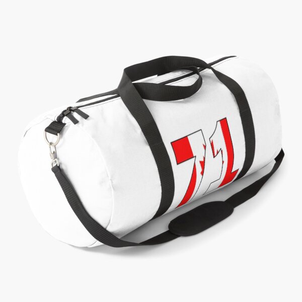 Item preview, Number 71 with Canadian flag on the background designed and sold by AllShirts21.
