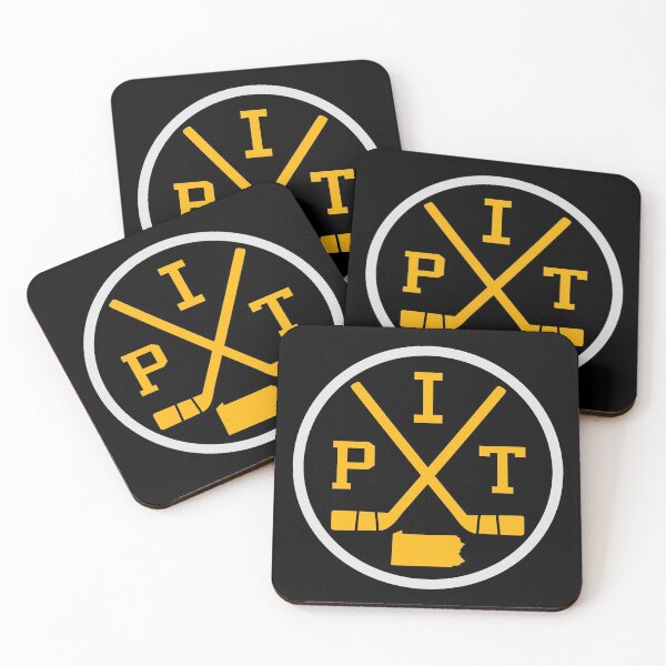 Artikelvorschau, Pittsburgh Hockey-Emblem im Retro-Look entworfen und verkauft von pixeljamz.