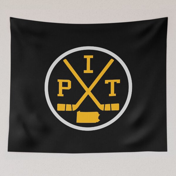 Item preview, Retro Pittsburgh Hockey Emblem Vintage PIT designed and sold by pixeljamz.