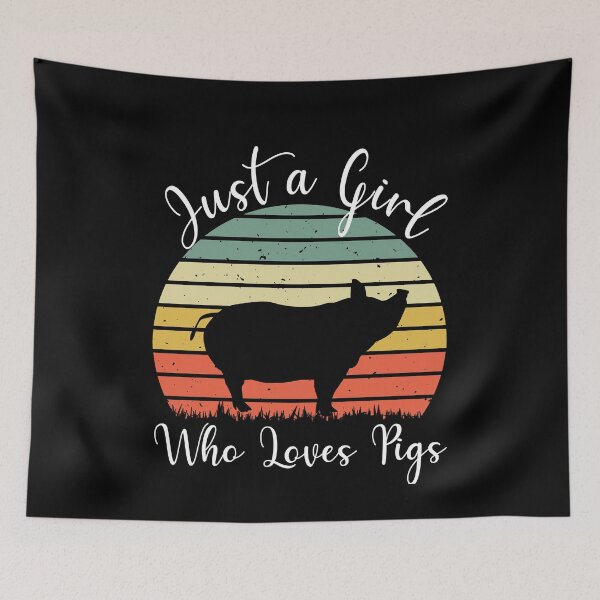 Item preview, Just a Girl who Loves Pigs designed and sold by Hapoel.