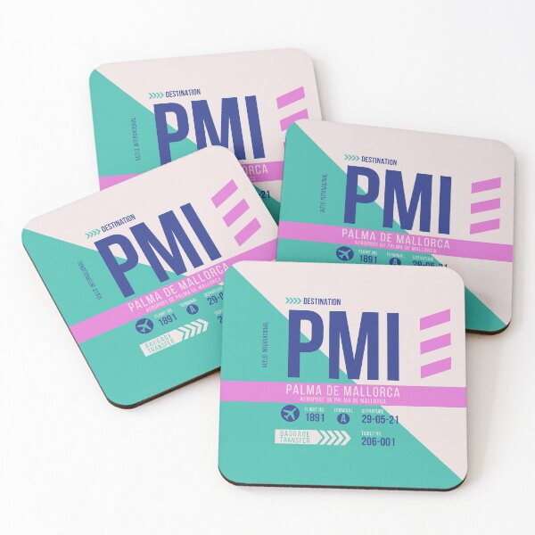 Item preview, Palma de Mallorca (PMI) Airport Code Baggage Tag designed and sold by SLAG-Creative.