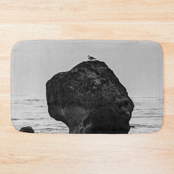 Item preview, Seagull on a Rock ( black and white edit) designed and sold by Grace Feucht.