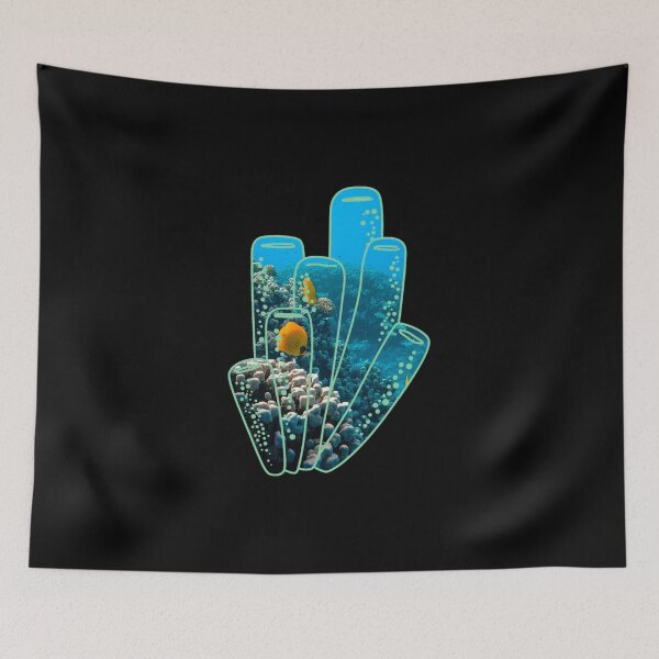 Item preview, underwater coral silhouette  designed and sold by Bizarro23.