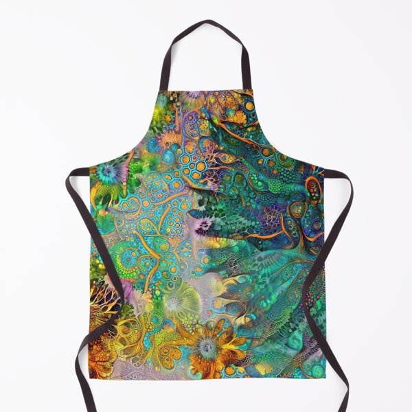 Item preview, Deepdream floral fractalize space abstraction designed and sold by blackhalt.