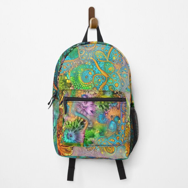 Item preview, Deepdream floral fractalize space abstraction designed and sold by blackhalt.