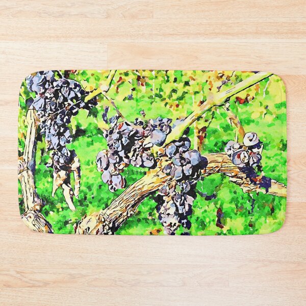 Item preview, Hortus Conclusus: black grapes on the branches in the vineyard designed and sold by Giuseppe Cocco.