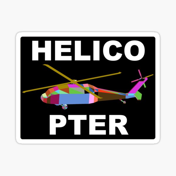 Helico pter Sticker