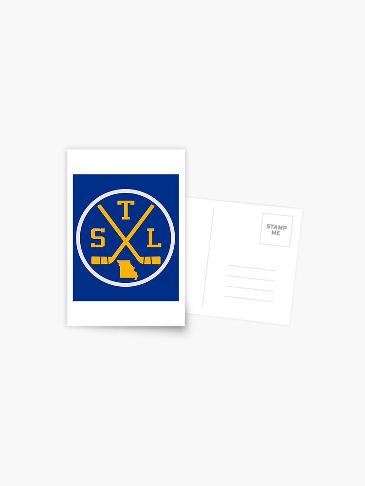 St Louis Blues Hockey Team Retro Logo Vintage Recycled Missouri