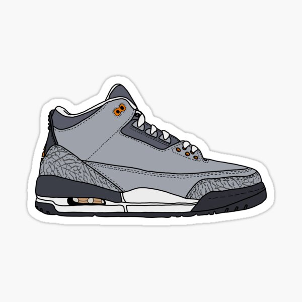 Item preview, Air Jordan III (3) LS “Cool Grey” designed and sold by VOID00000000.
