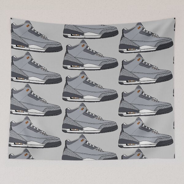 Item preview, Air Jordan III (3) LS “Cool Grey” designed and sold by VOID00000000.