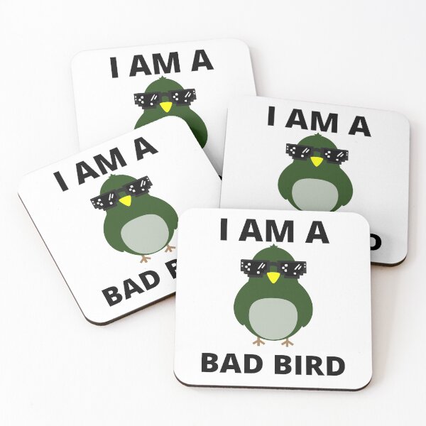 Item preview, Soy un pájaro malo verde-negro designed and sold by Schallerer.