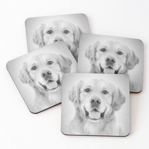 Item preview, Golden Retriever dog - BW Vintage - D38 designed and sold by DecoVintage.