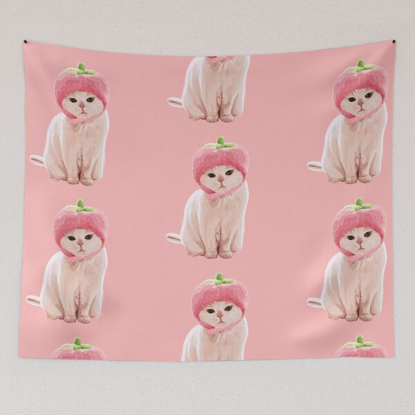 Item preview, Strawberry Cat designed and sold by AwatArt.