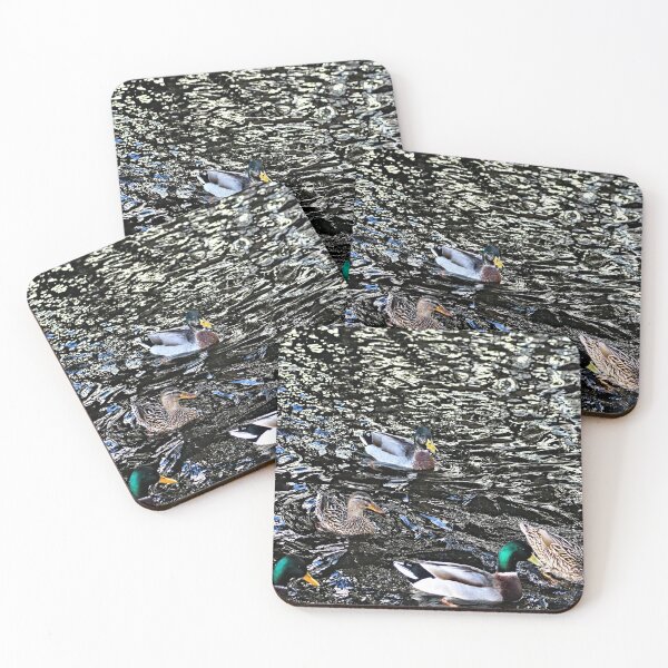Item preview, Mallard Ducks Swimming Waterfowl Lake designed and sold by Anna Lemos.