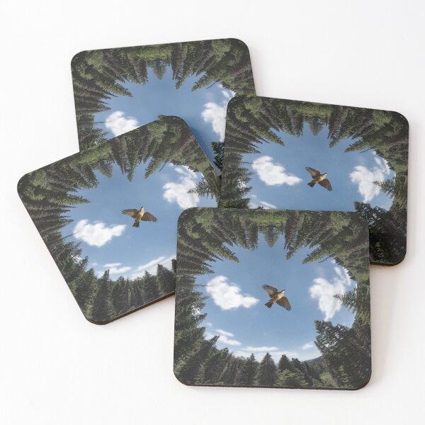 Item preview, Bird flying over trees designed and sold by Moxiekingdom.