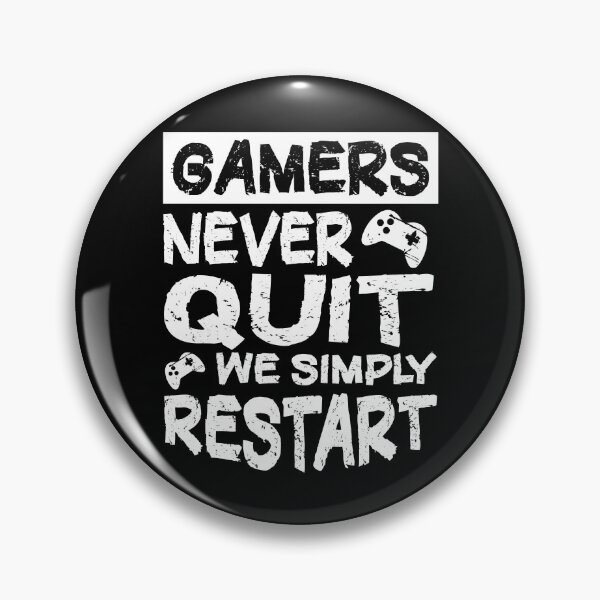 Artikelvorschau, Gamers Never Quit Gaming Zocken Zocker Gamepad entworfen und verkauft von besTmanuFacture.
