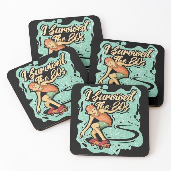Item preview, I Survived the 80s; Boy Skateboard designed and sold by RetroXpressions.