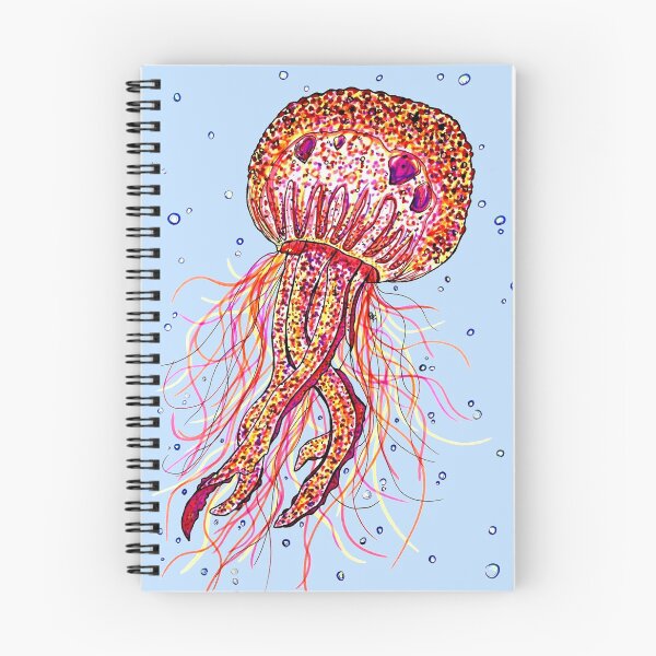 Item preview, Mauve Stinger jellyfish designed and sold by OceanaOrlaghArt.