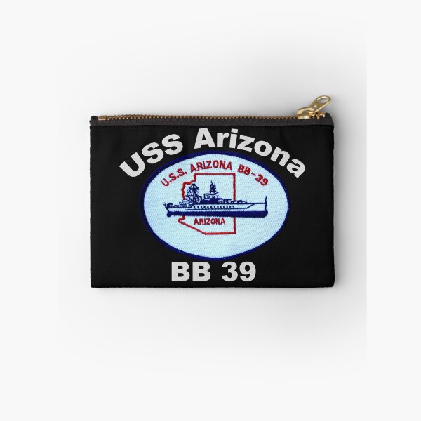 Item preview, USS Arizona (BB-39) Crest for Dark Backgrounds designed and sold by Nikki SpaceStuffPlus.